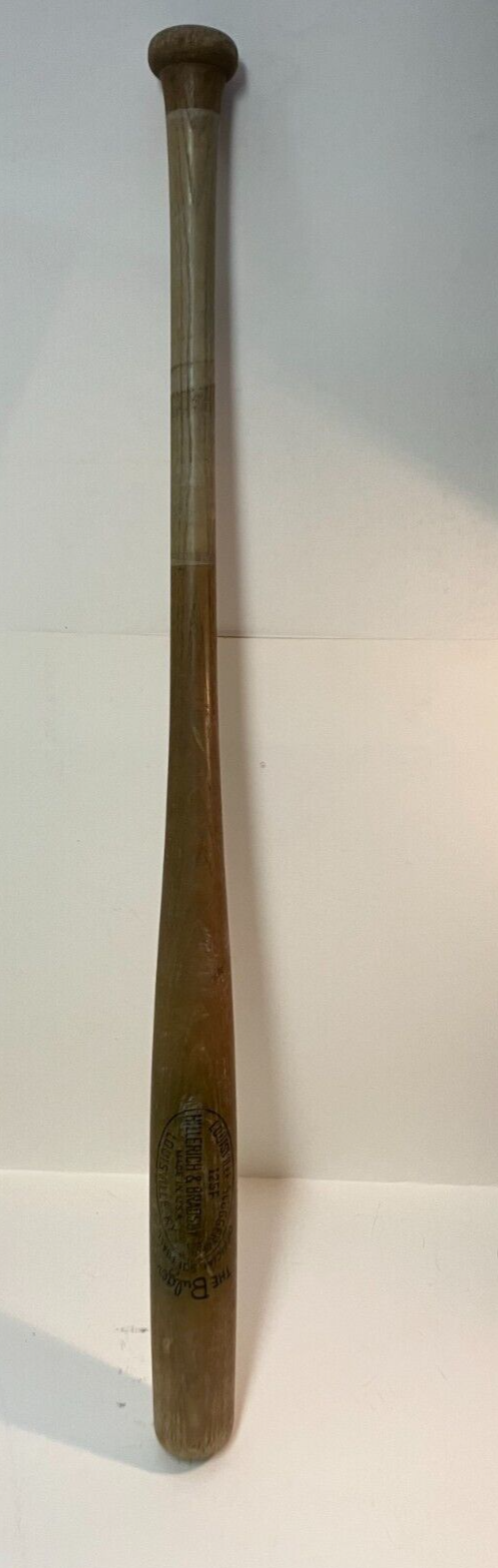 VINTAGE LOUISVILLE SLUGGER 125F HILLERICH & BRADSBY CO. OFFICIAL SOFTBALL BAT