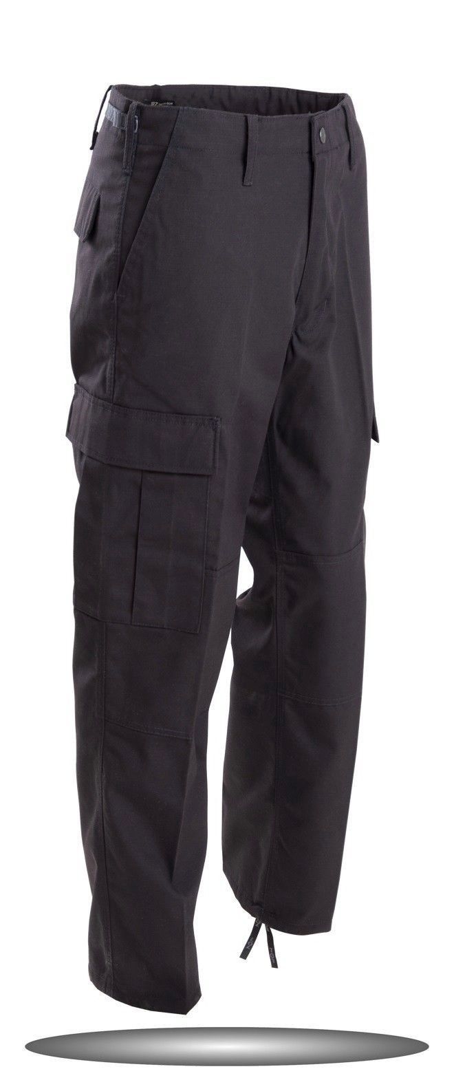 BLACK MENS LIGHT WEIGHT BDU PANTS ARMY MILITARY STYLE CARGO BLACK MENS LIGHT WEIGHT BDU PANTS ARMY MILITARY STYLE CARGO