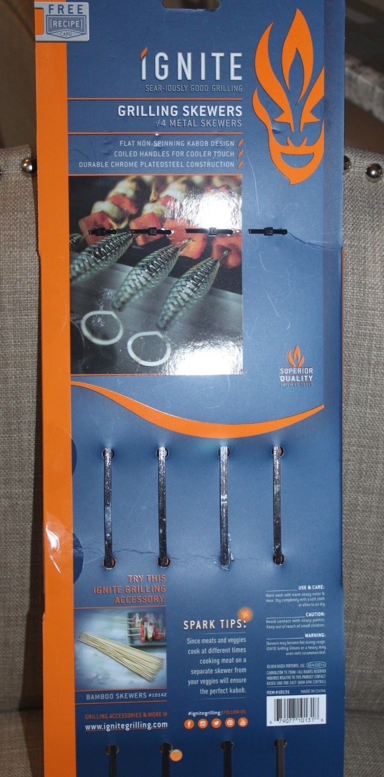 IGNITE Grilling Skewers    Set of 4