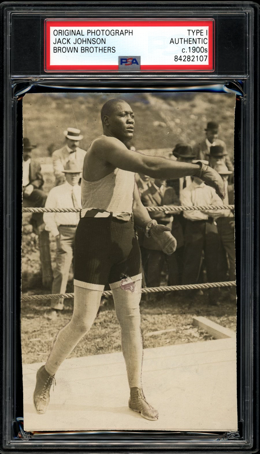 Jack Johnson 1908 Heavyweight Boxing Champ Type 1 Original