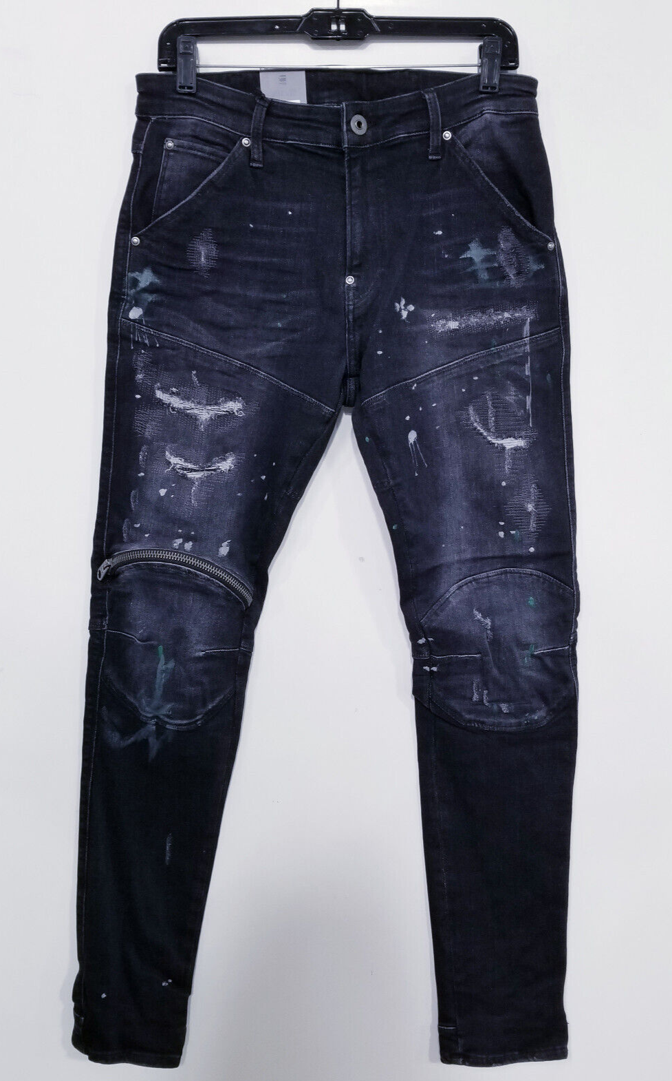 【新品】G-STAR RAW 5620 3D ZIP KNEE SKINNY 5620 3D Zip Knee Skinny Elwood Superstretch Faded Ripped