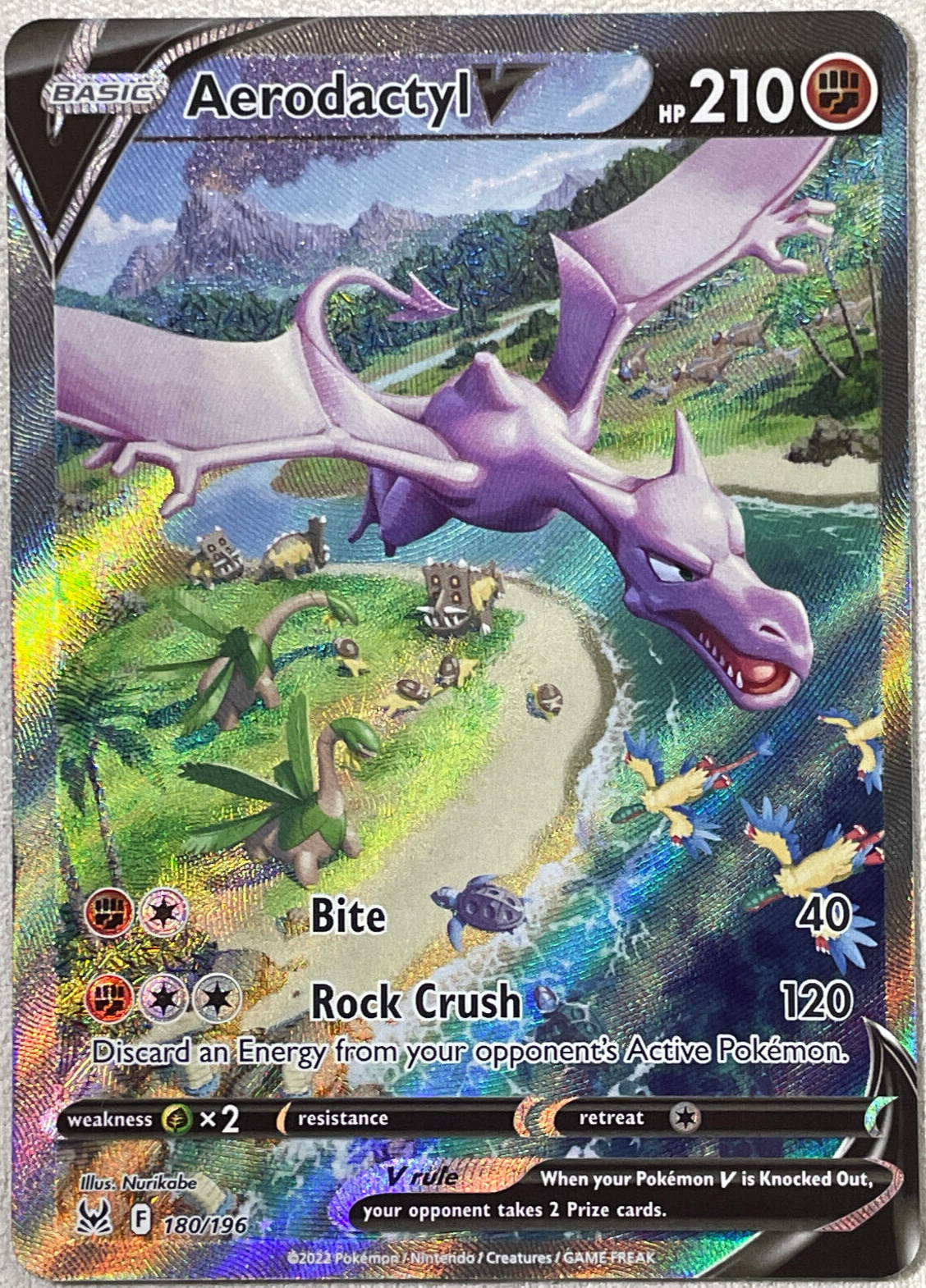 ポケモンカードゲーム Aerodactyl V from Lost Origin Amazon.com: Pokemon - Aerodactyl V 092/196 - Lost Origin