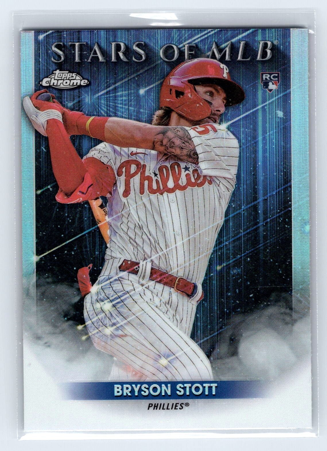 その他 Topps Bryson Stott auto PSA9 RC 2022 Topps Triple Threads Bryson Stott #61 PSA 8 Rookie RC