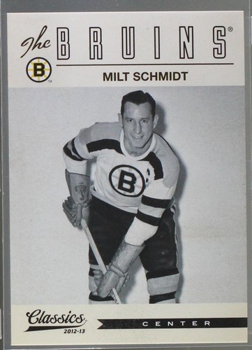 2012-13 Panini Classics Signatures - Milt Schmidt #156
