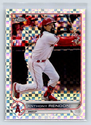 Anthony Rendon 2022 Topps Chrome #126 X-Fractor Los Angeles