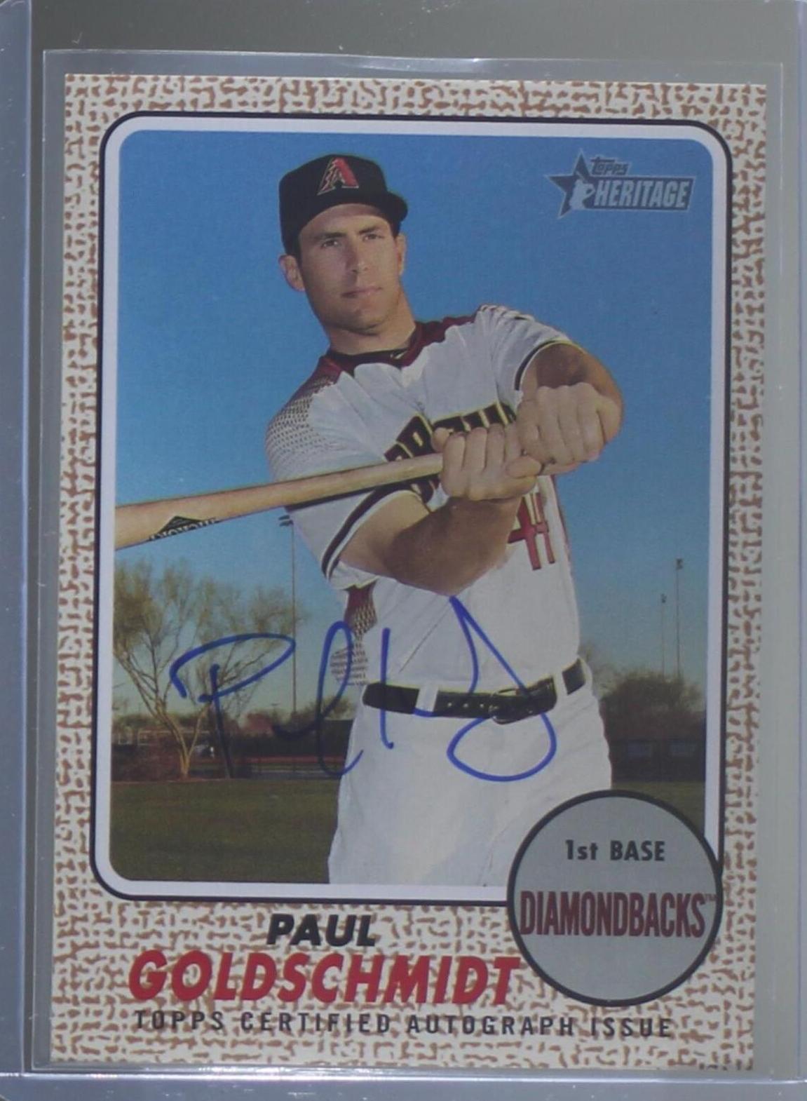 2017 Topps Heritage High Number - Paul Goldschmidt #ROA-PG