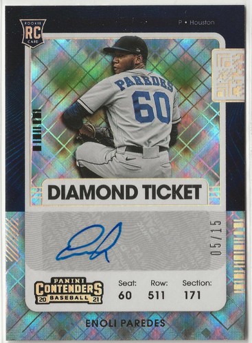 2021 Panini Contenders - Enoli Paredes #205