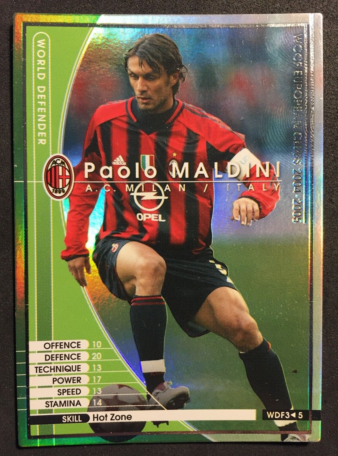 2002-03 Panini WCCF Italy World Cup Team Paolo Maldini AC