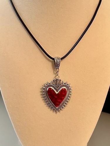 ネックレス・チョーカー emanuele bicocchi NECKLACE MEDIUM SACRED HEART Gold Sacred Heart Necklace | Emanuele Bicocchi