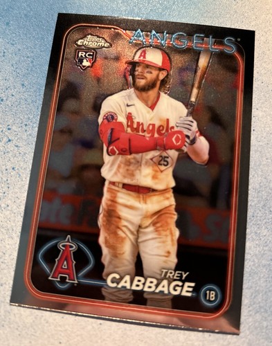 2024 Topps Chrome Trey Cabbage RC Los Angeles Angels #226 | eBay