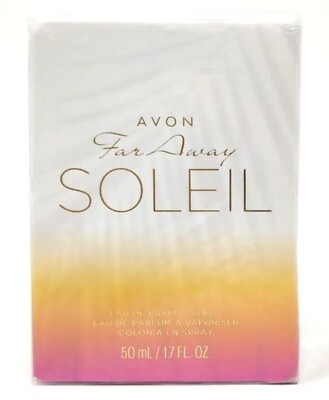 AVON Far Away SOLEIL Eau De Parfum Spray 1.7 oz Perfume Brand New & Sealed