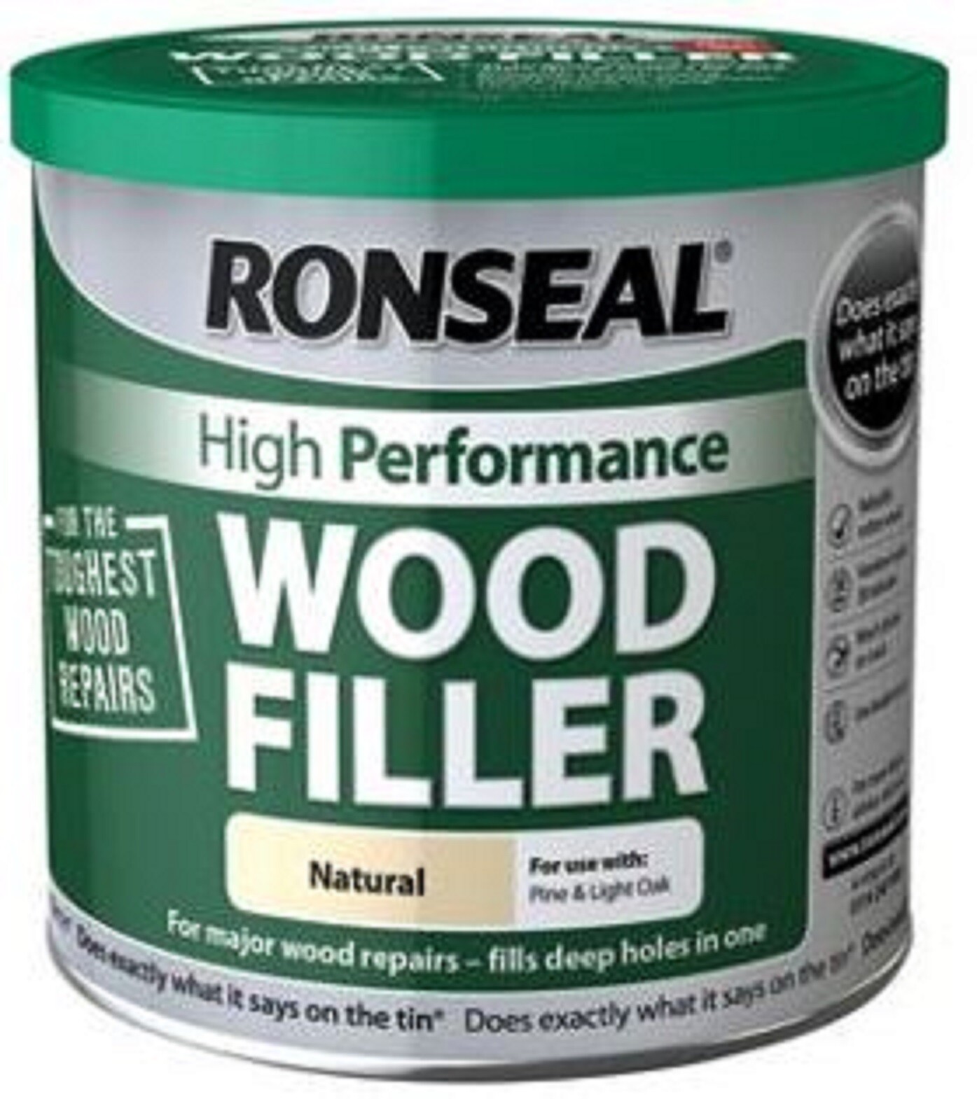 Ronseal High Performance 2 Part Natural Wood Filler + Hardener eBay