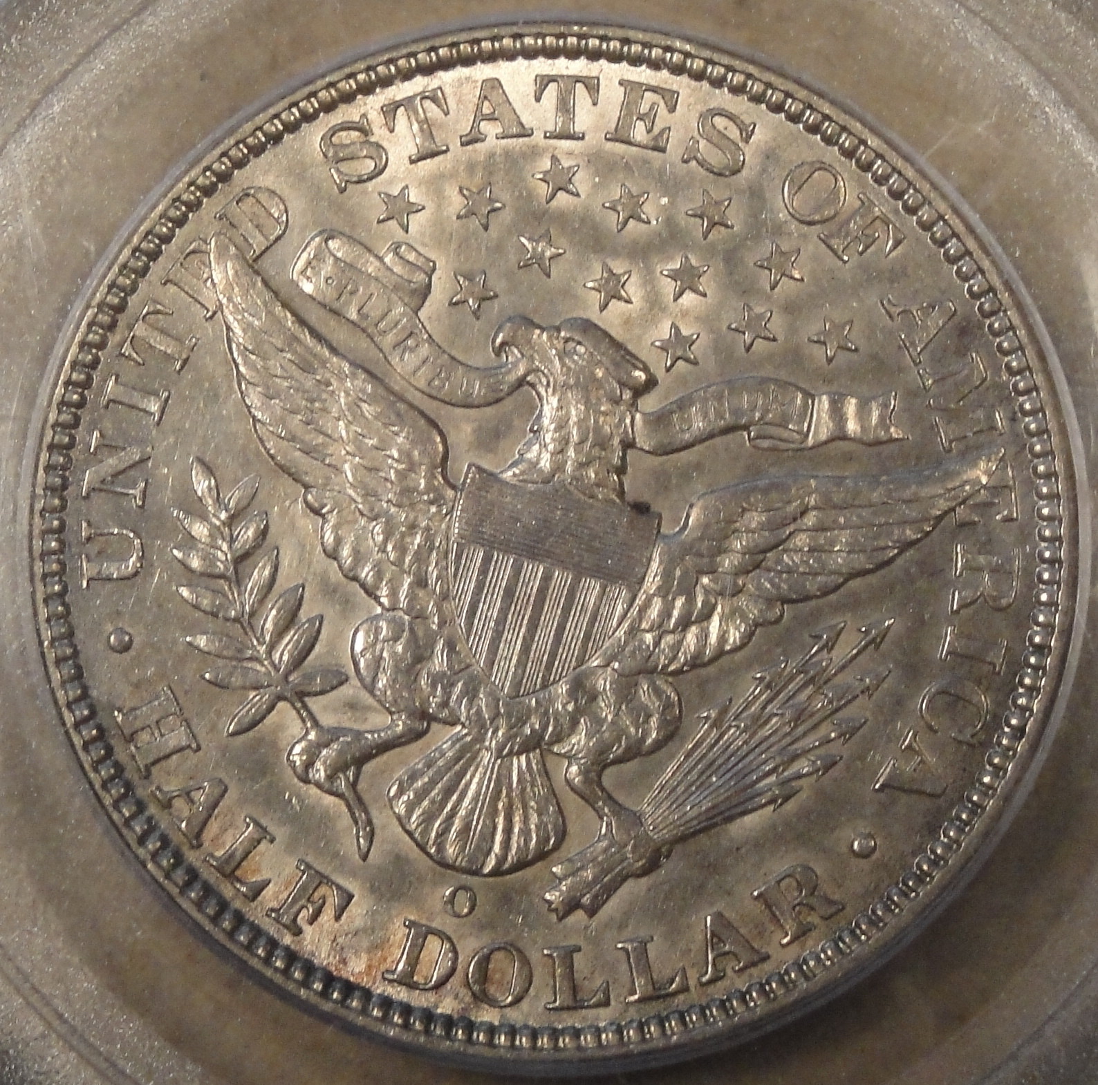 1892-O Barber Half Dollar PCGS AU50