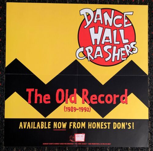 DANCE HALL CRASHERS 17x17 record store promo poster FAT wreck-chords PUNK ska