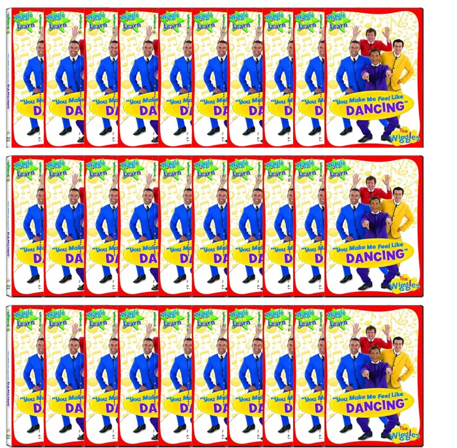 The Wiggles: You Make Me Feel Like Dancing DVD Lot of 30 - Picture 1 of 2