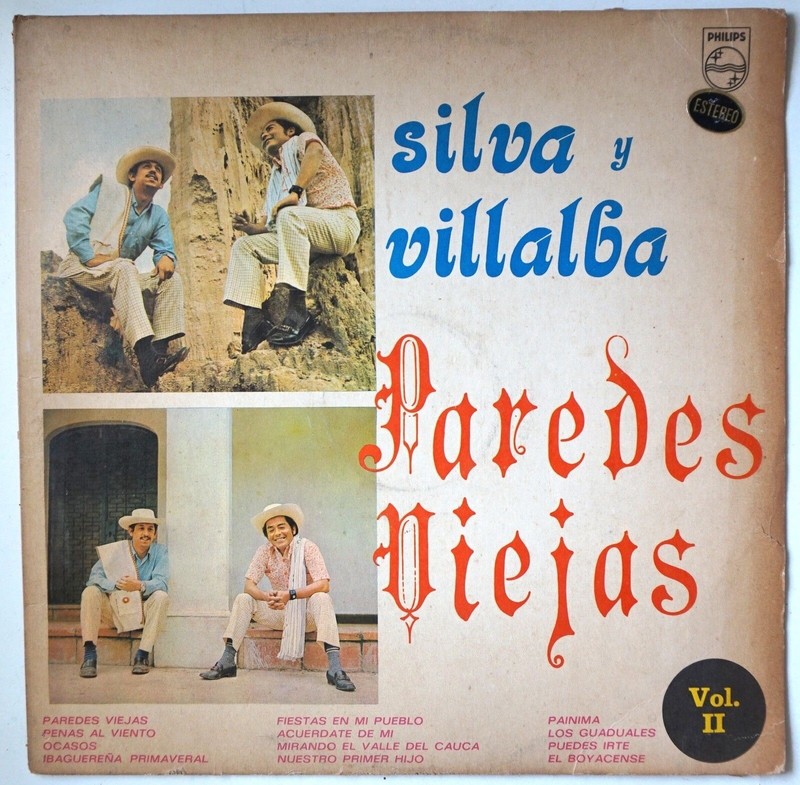 SILVA & VILLALBA Paredes Viejas V. 2 PHILIPS COLOMBIA LP Latin