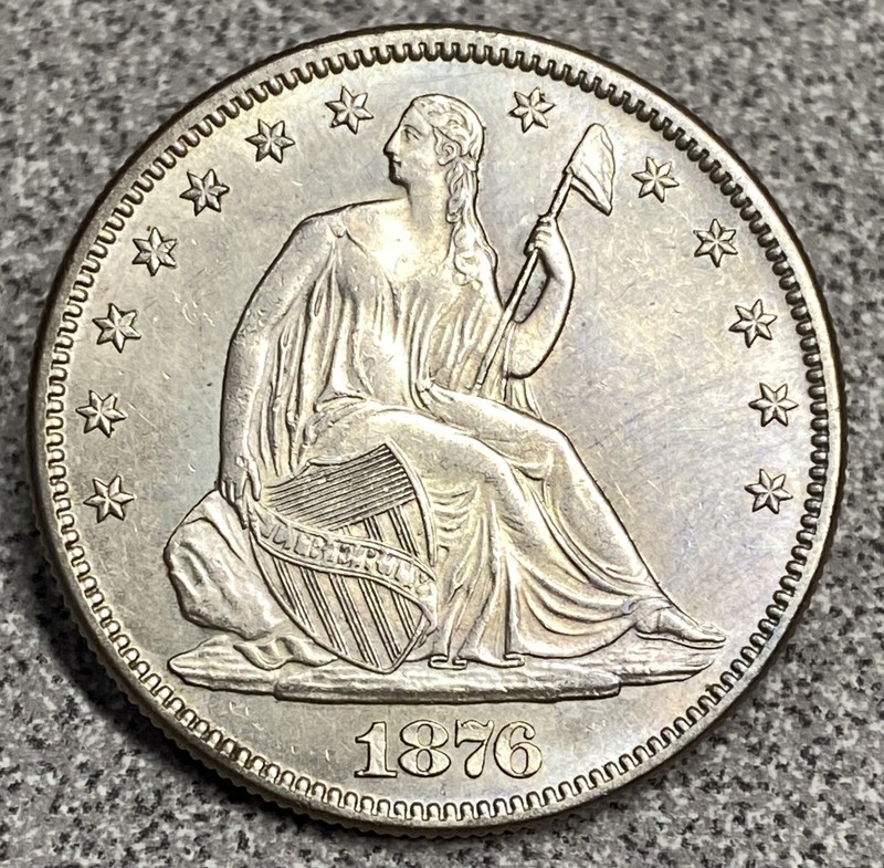 1876 Seated Liberty Half Dollar