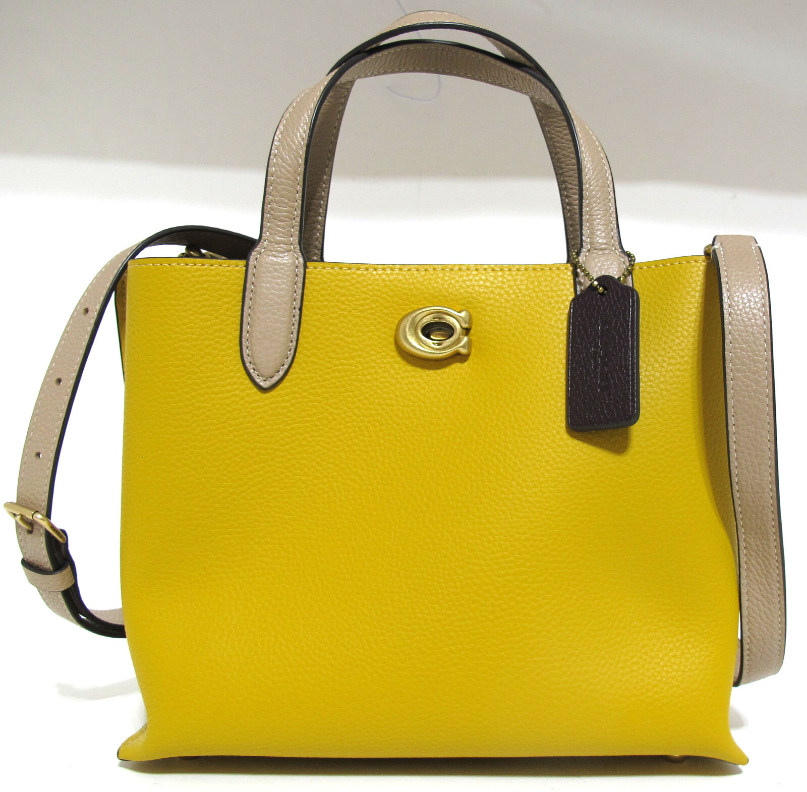 Coach ◆ C8561 Willow Tote 24 in Colorblock COACH® | Willow Tote Bag 24 In Signature Canvas