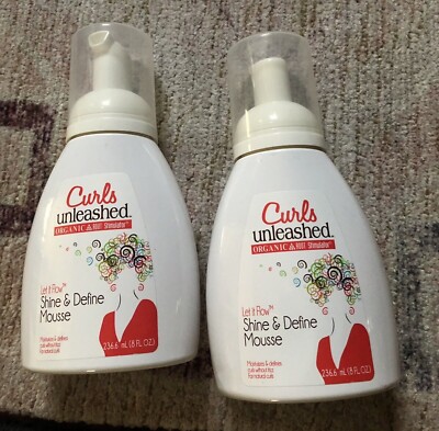 Original ORS Curls Unleashed Let it Flow Shine & Define Mousse 8 oz lot 2