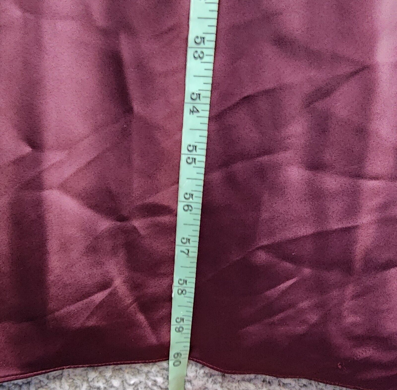Liv Foster Knotted Satin Gown Women's 2 Bordeaux Sleeveless Side Zip Closure - Picture 8 of 16
