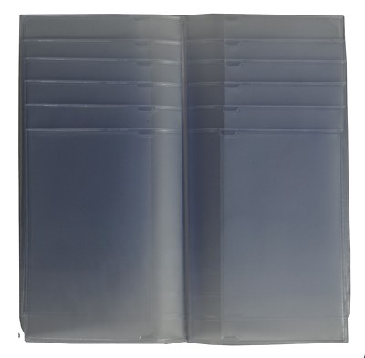 Set of 2-  Heavy Duty 12 Pages Secretary Long Wallet Inserts  MADE IN USA e2912