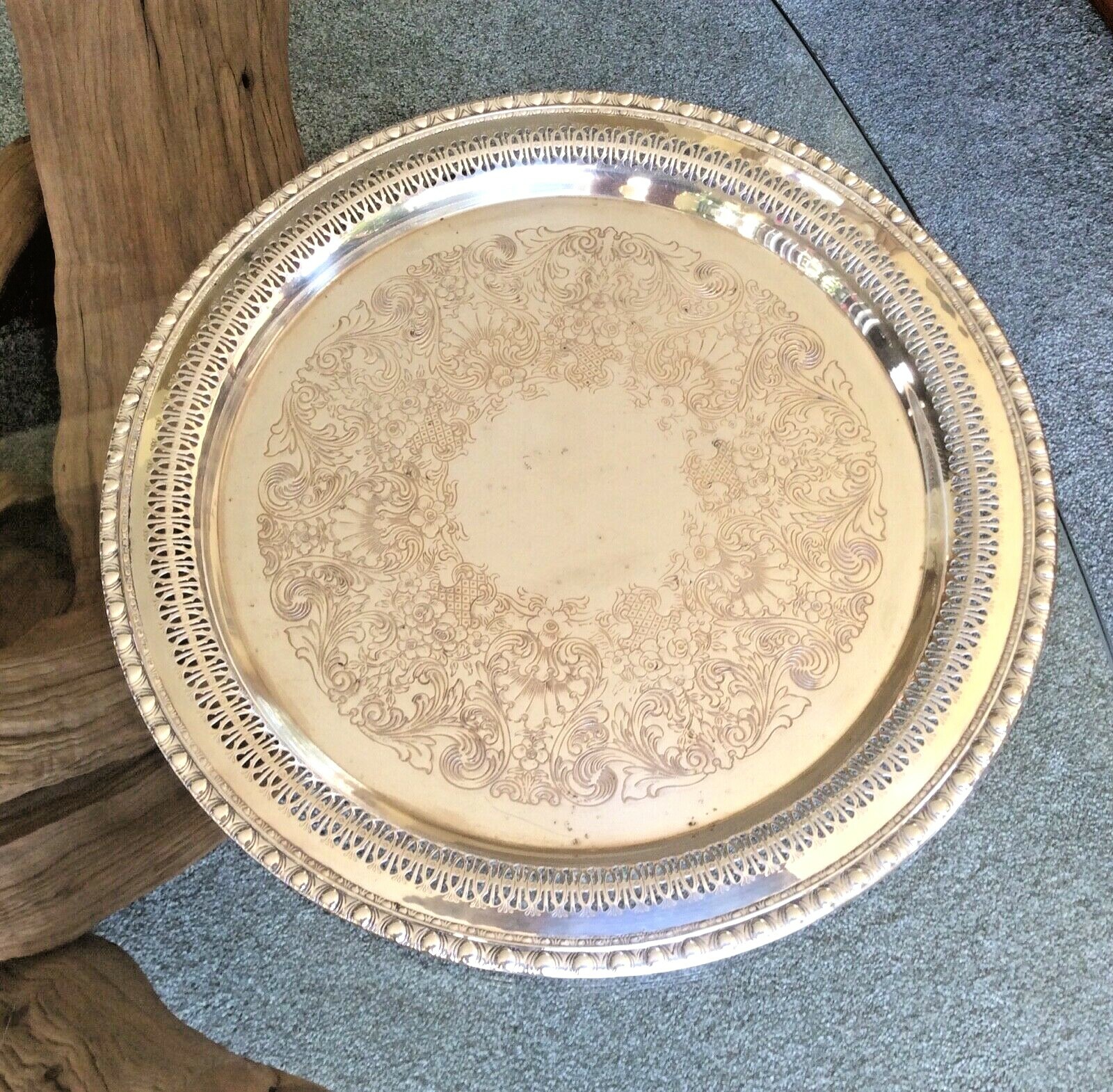 【Rogers & Bro】 ティルティングピッチャー　スタンド 1847 Rogers Bros REFLECTION International Silver Plate 1959