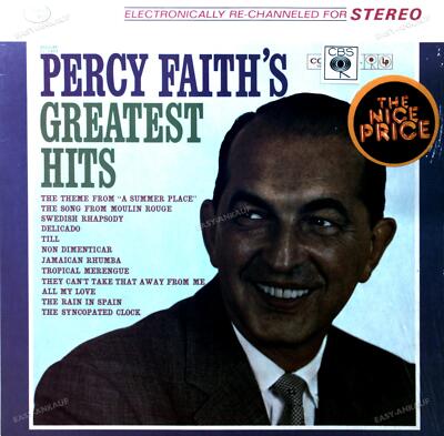 Percy Faith - Percy Faith's Greatest Hits LP (VG+/VG+) '* | eBay