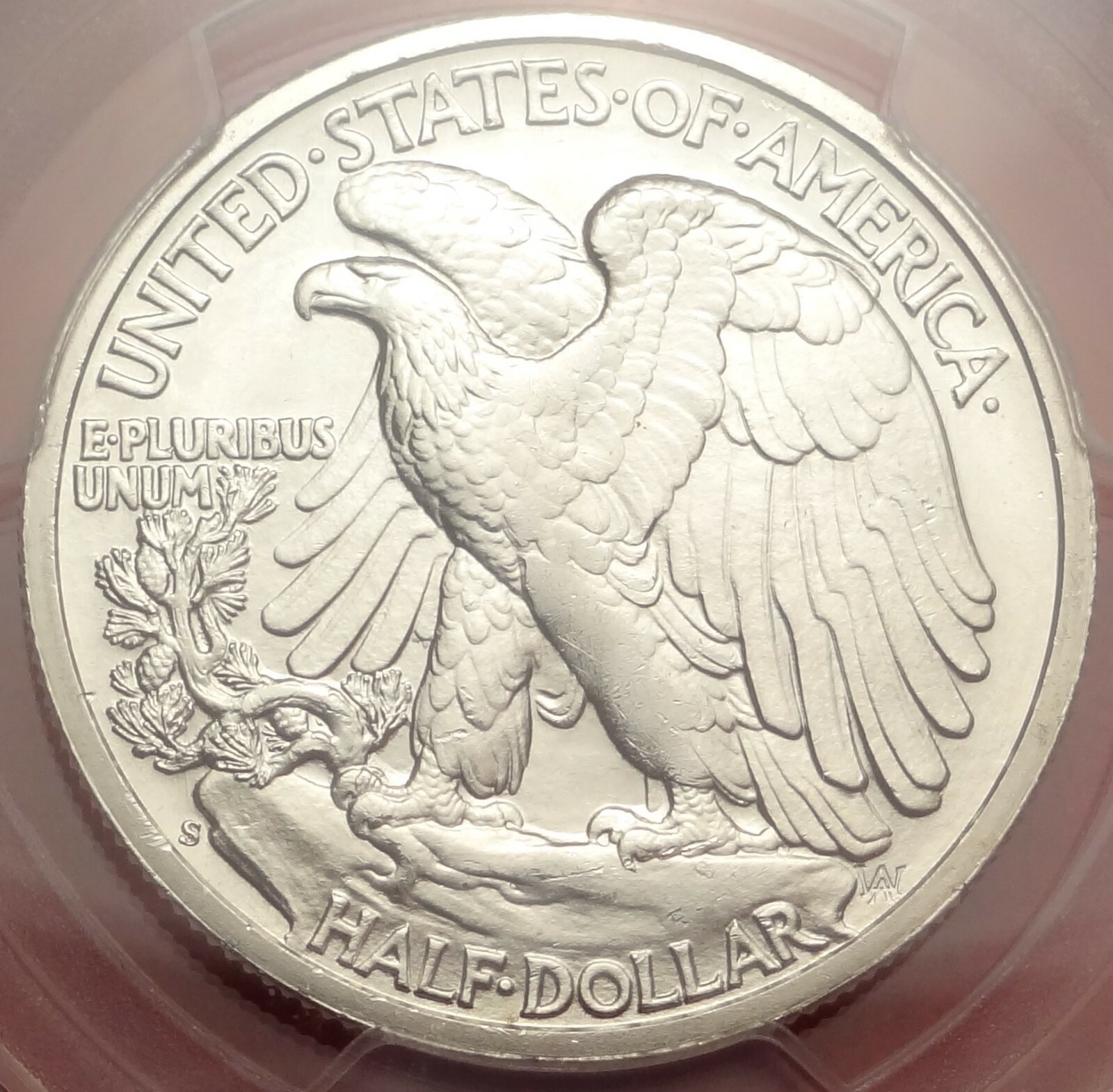 1942 S 50C PCGS MS64+ HIGH PLUS GRADE GEM UNCIRCULATED SAN FRANSICO HALF DOLLAR