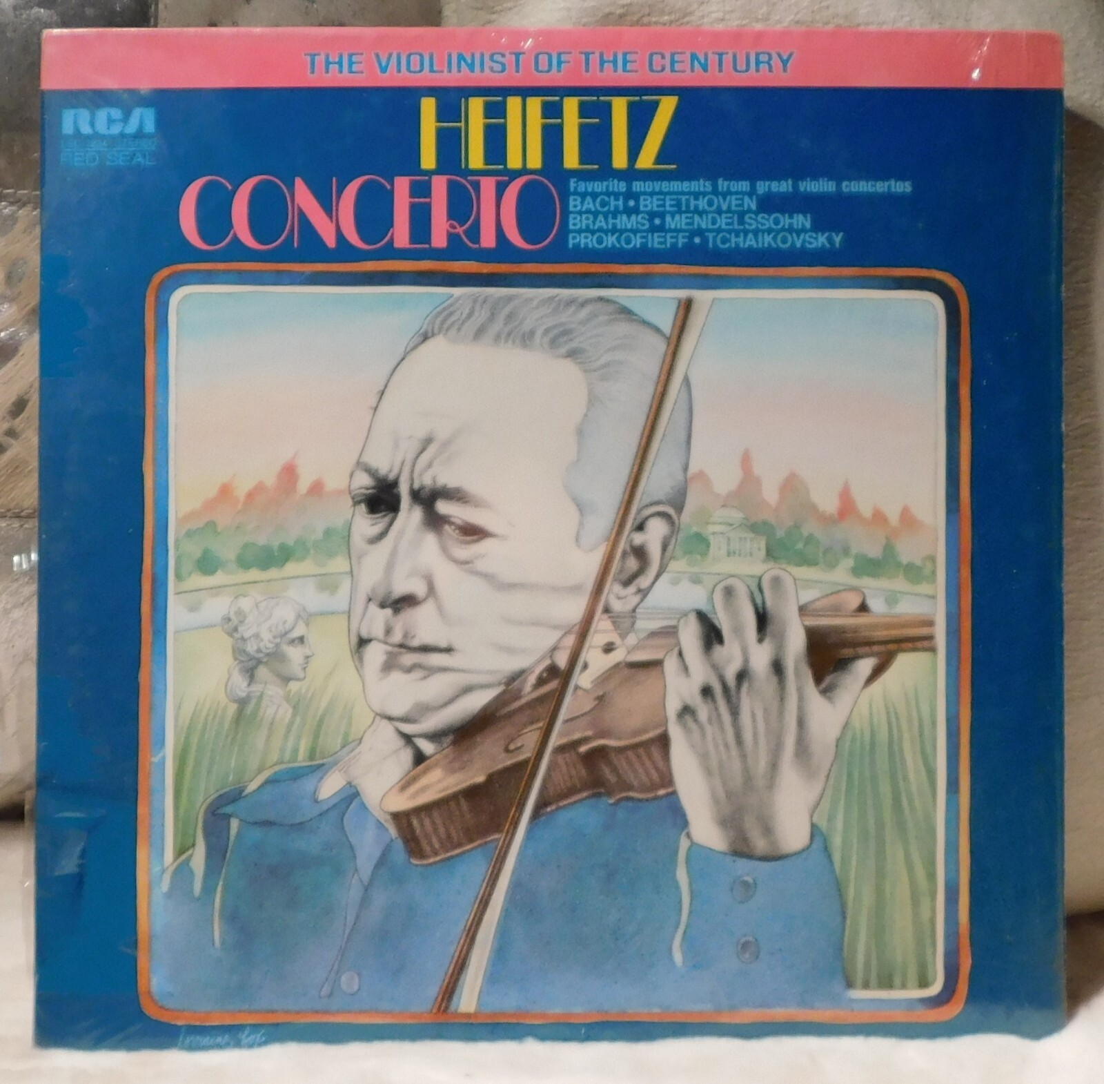 ＴＨＥGREAT E ST  COMPO  SER S JASCHA HEIFETZ - CONCERTO Violin - Bach Beethoven Brahms