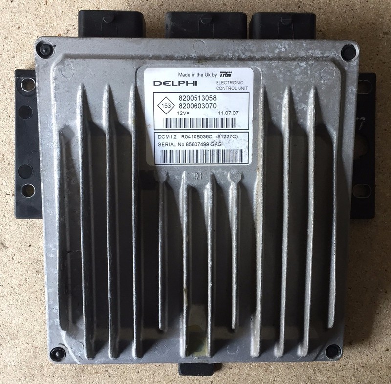 Calculateur Dacia Logan 1.5 Dci Dcm 1.2 R0410b036c 8200513058 8200603070 