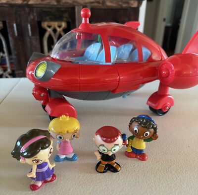Disney's Little Einsteins Pat Pat Rocket Ship With 4 Figures Works