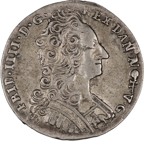 1852年　デンマーク　½ Rigsbankskilling 1852 Denmark 1/2 Rigsbankskilling - Frederik VII - High