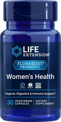 Пробиотик для продления жизни FLORASSIST Womens Health 30 капсул растительного происхождения