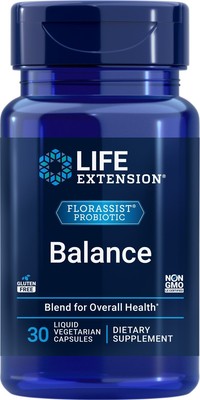 Пробиотический баланс для продления жизни FlorAssist Probiotic Balance 30 жидких вегетарианских капсул