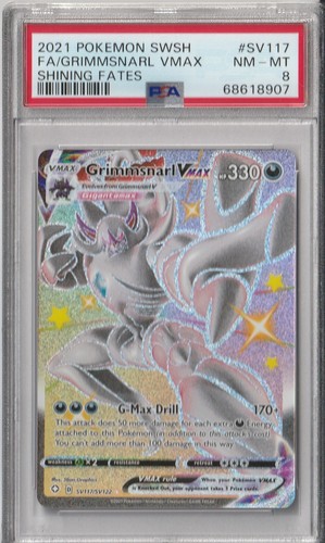 2021 Pokemon Grimmsnarl VMAX Shining Fates Full Art Shiny