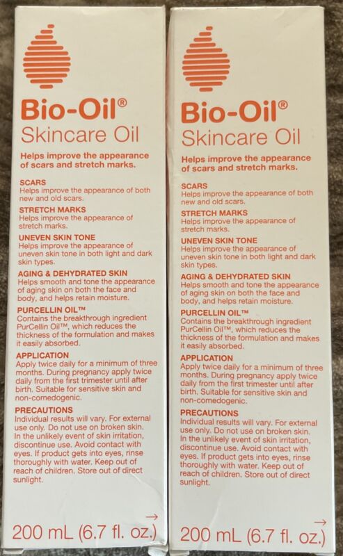2 Of Bio-Oil Skincare Oil 6.7 Fl Oz Ea New, Authentic.