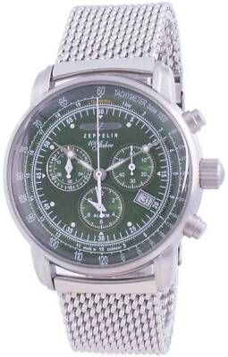 Pre-owned Zeppelin Jahre 100 Years Edition Chronograph Quartz 8680m-4 8680m4 Men's Watch