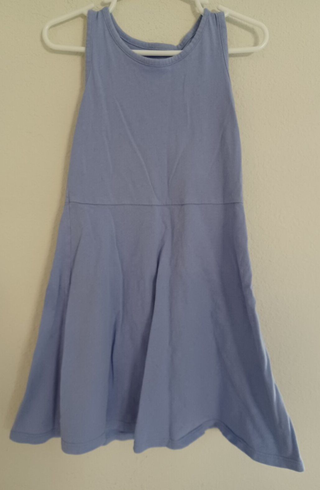 Girls Amazon Essentials Purple Cotton Sleeveless Dress Size 