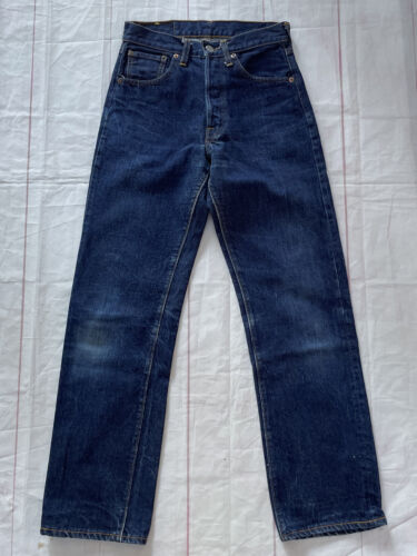 Vintage 1960s Levis 501-S Big E Redline Selvedge Blue Denim Vintage 1960s Levis 501-S Big E Redline Selvedge Blue Denim