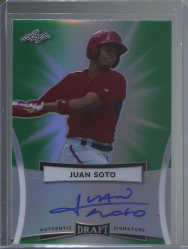 2017 Leaf Metal Draft - Juan Soto #BA-JS1