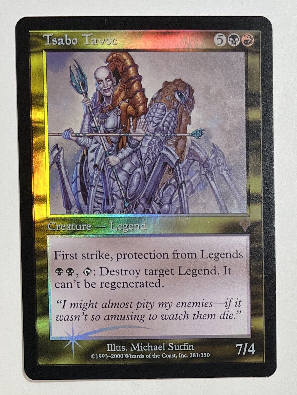 MTG TSABO TAVOC (FOIL) Invasion (OldManMTG 003-888) | eBay MTG TSABO TAVOC (FOIL) Invasion (OldManMTG 003-888) | eBay
