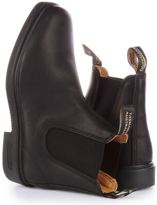Pre-owned Blundstone 068 Voltan Chisel Toe Dress Series Mens Ankle Boot Black Us 7 - 13