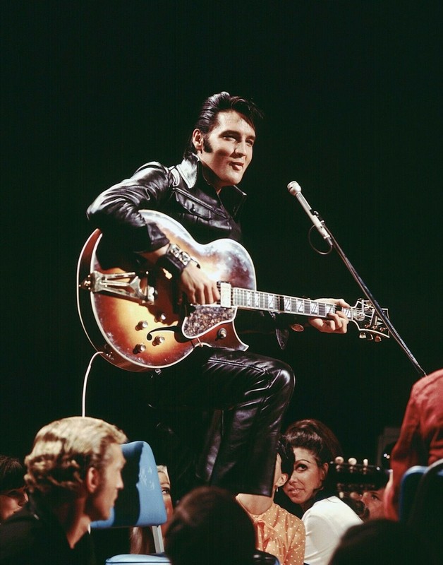 Elvis Presley Performs 68 Comeback Special Photo Picture Reprint 8"