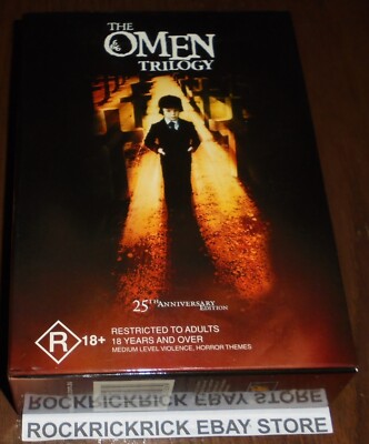 THE OMEN TRILOGY 25TH ANNIVERSARY DVD BOX SET (3 DVD SET) REGION 4