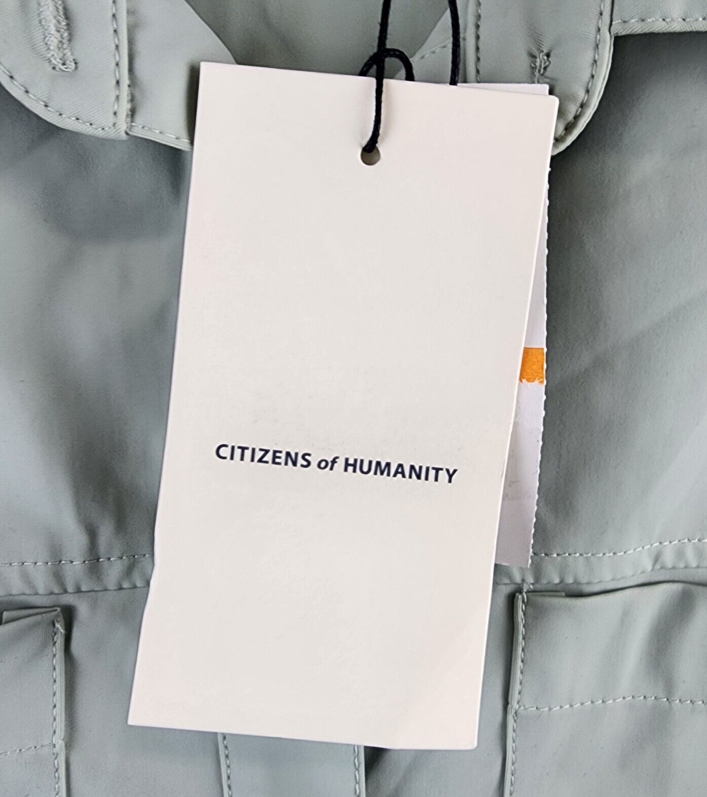 Citizens of Humanity Kayla Shrunken Collared Shirt Women's XS Nova Pocket Button - Picture 8 of 15