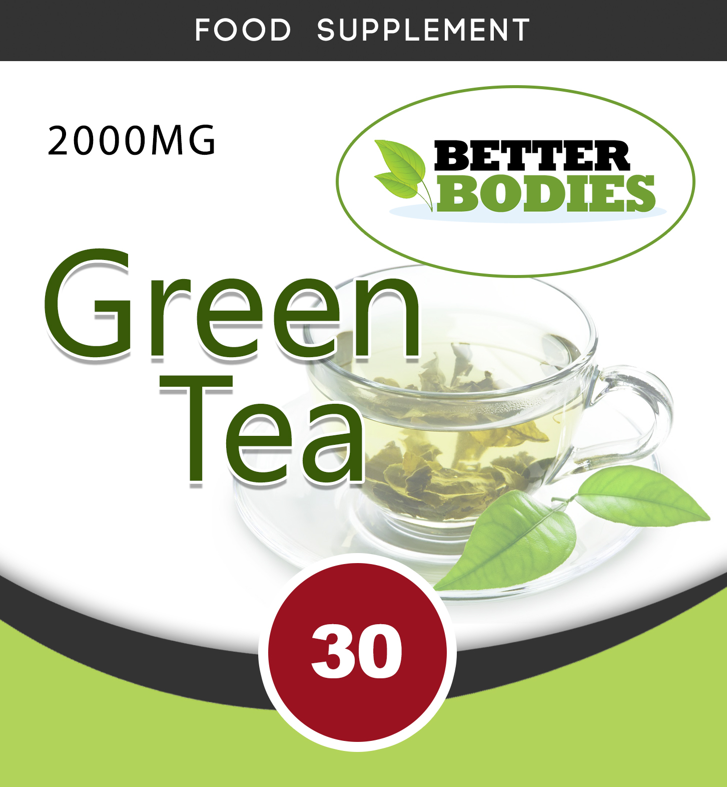 Green Tea 2000mg Capsules Strong High Strength Diet Pill Weight Loss