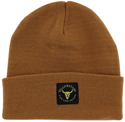 Шапочка с манжетами Yellowstone For The Brand, золотая, Один размер