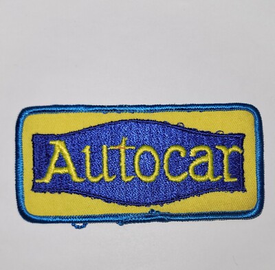 Vintage Autocar Embroidered Patch