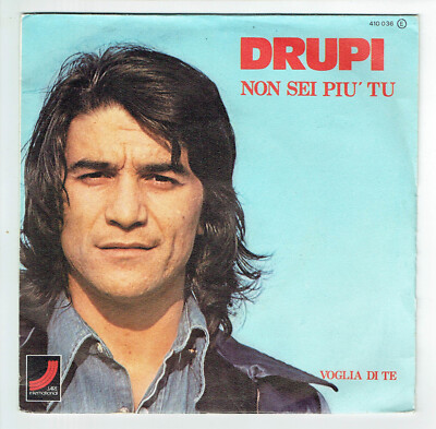 Drupi Vinyl 45 RPM 7 '' Sp Non Sei Piu' One Size - Voglia Di Te -jare