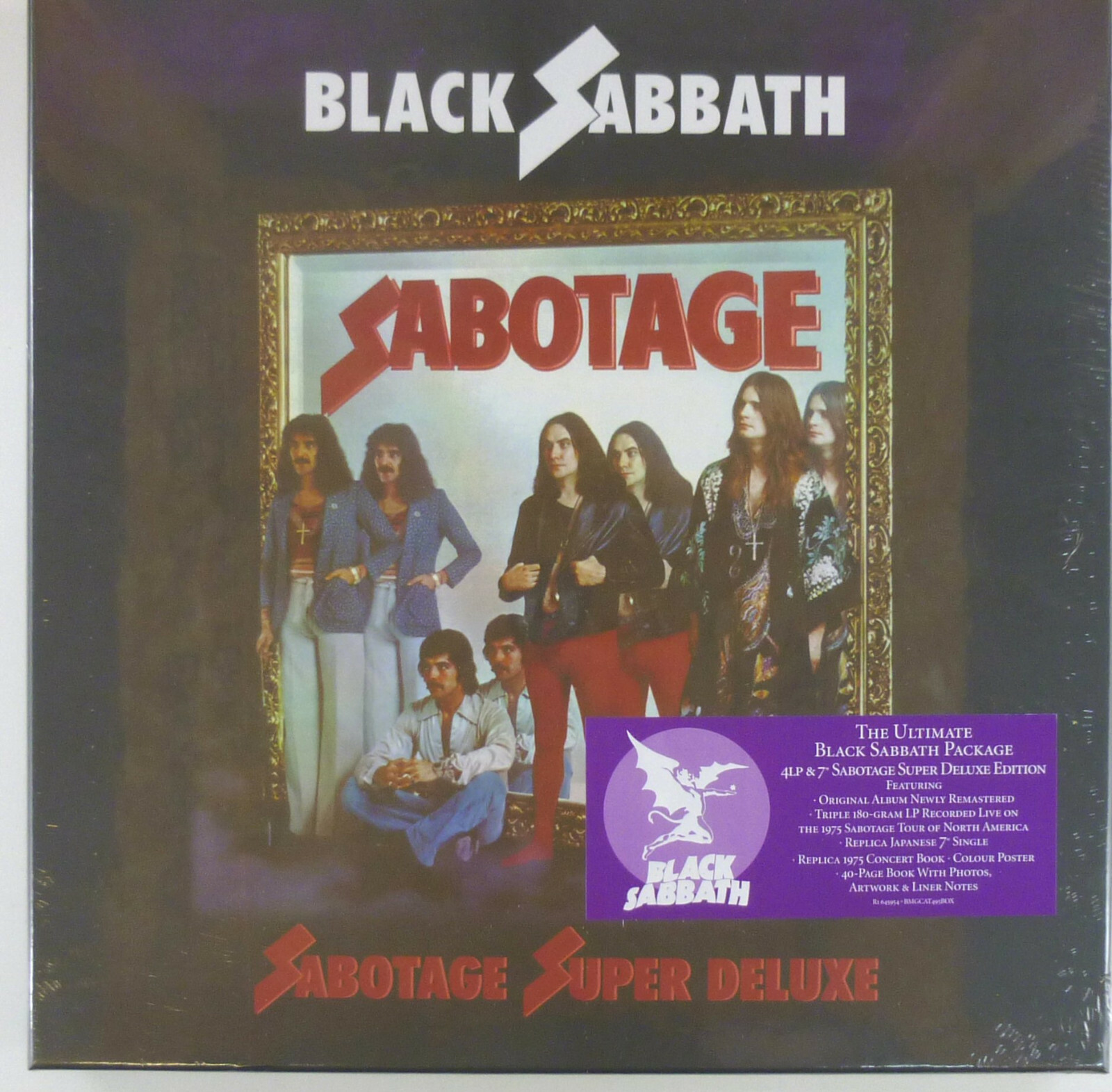邦楽 Black Sabbath SabotageSuperDeluxeEdition BLACK SABBATH-SABOTAGE [SUPER DELUXE EDITION] 4 CD+BOOK Ltd